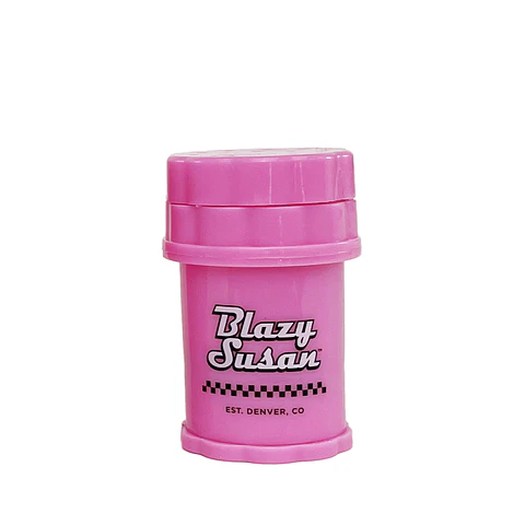 Blazy Susan Moledor Contenedor Mini Herb Saver Rosado