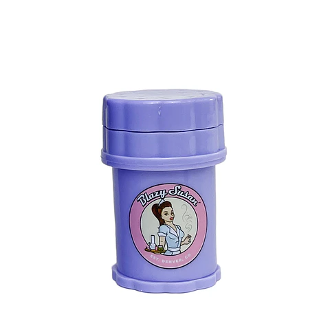 Blazy Susan Moledor Contenedor Mini Herb Saver Lila