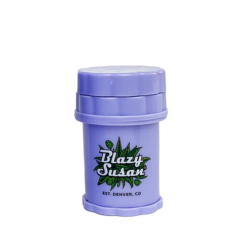 Blazy Susan Moledor Contenedor Mini Herb Saver Lila