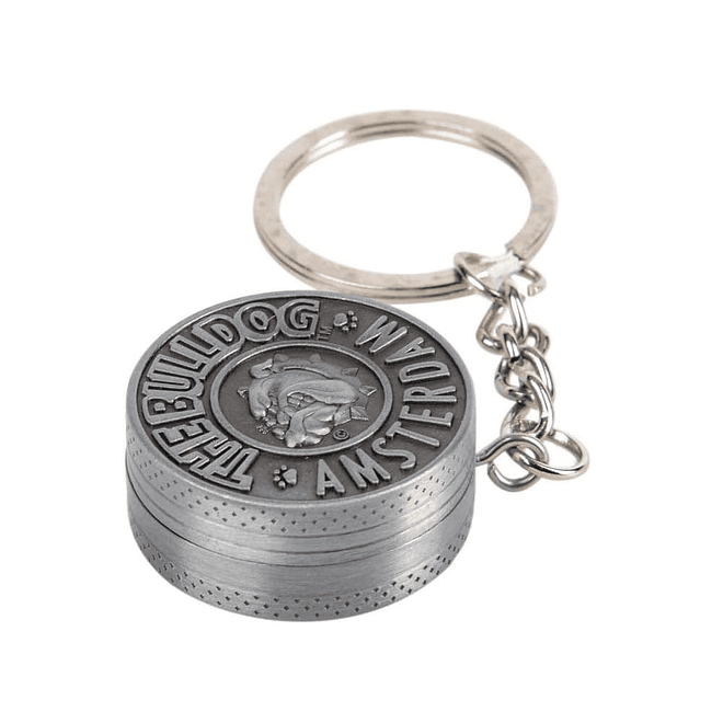 Bulldog Moledor Llavero Metálico 30mm 1