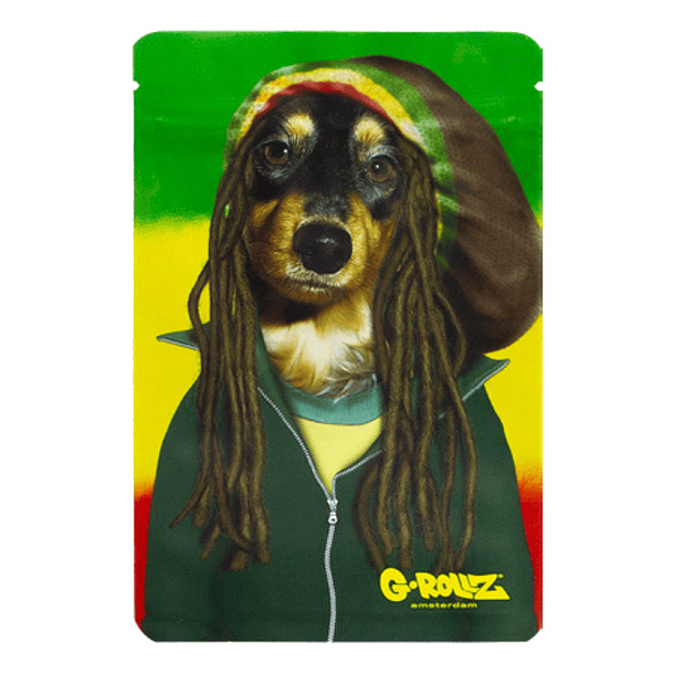 G-Rollz Bolsa hermética Pets Rasta Mediana 1