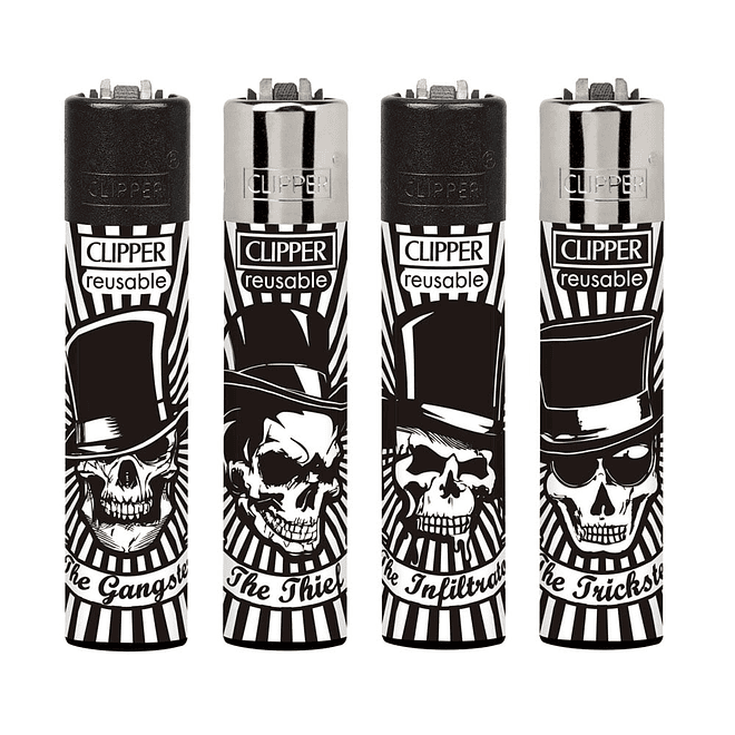 Encendedor Clipper Party Skulls 1