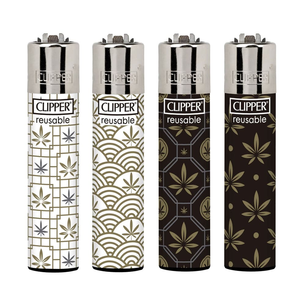 Encendedor Clipper Leaves Tiles