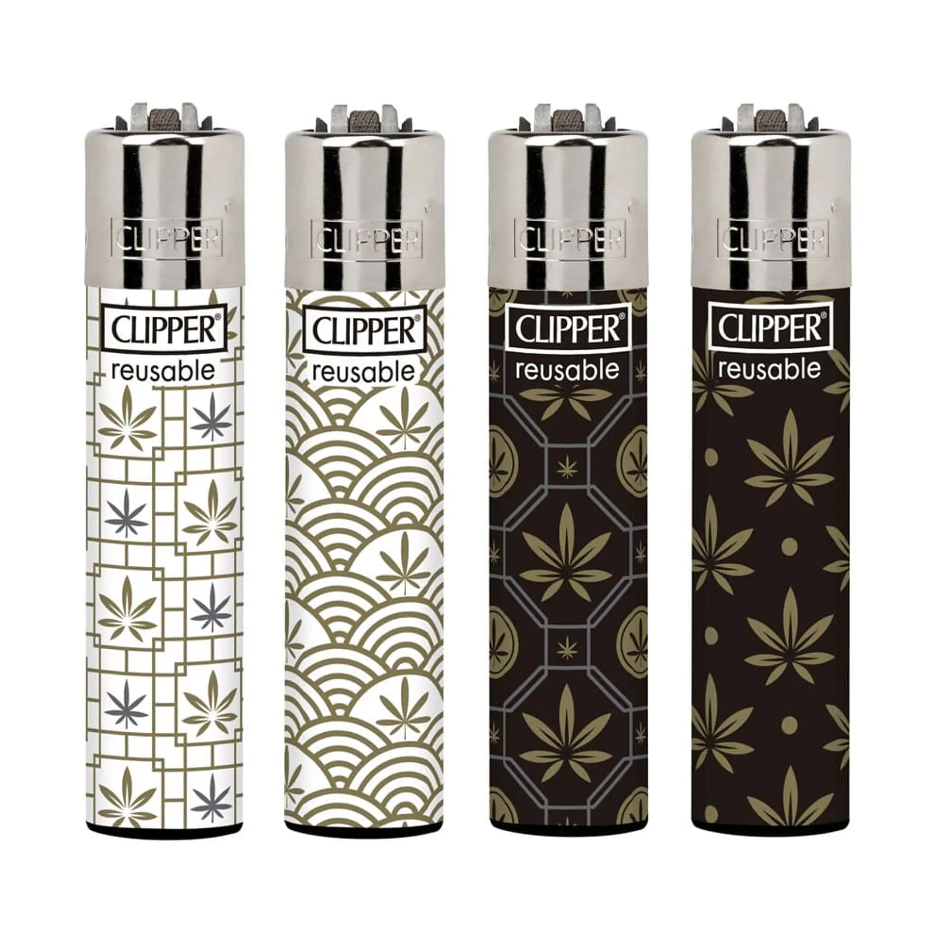 Encendedor Clipper Leaves Tiles 1