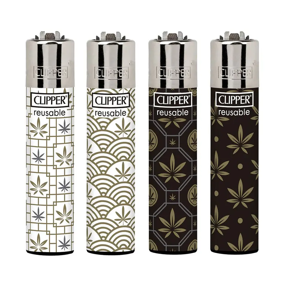 Encendedor Clipper Leaves Tiles 1