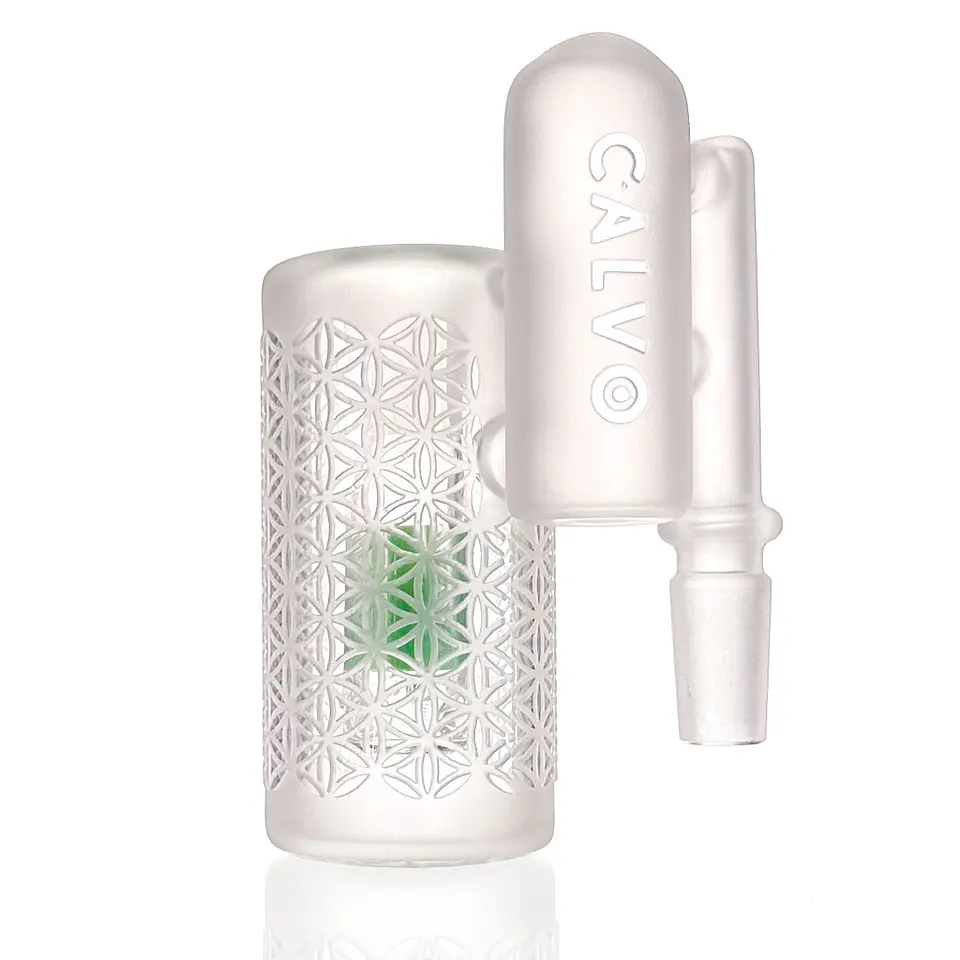 Calvo Glass Atrapa cenizas Arenado - Macho 14mm 3