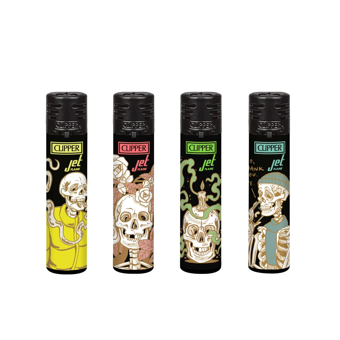Encendedor Clipper Jet Flame CozySkulls 1