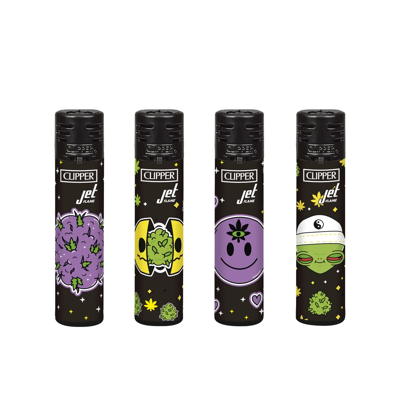 Encendedor Clipper Jet Flame Galactic Weed 1