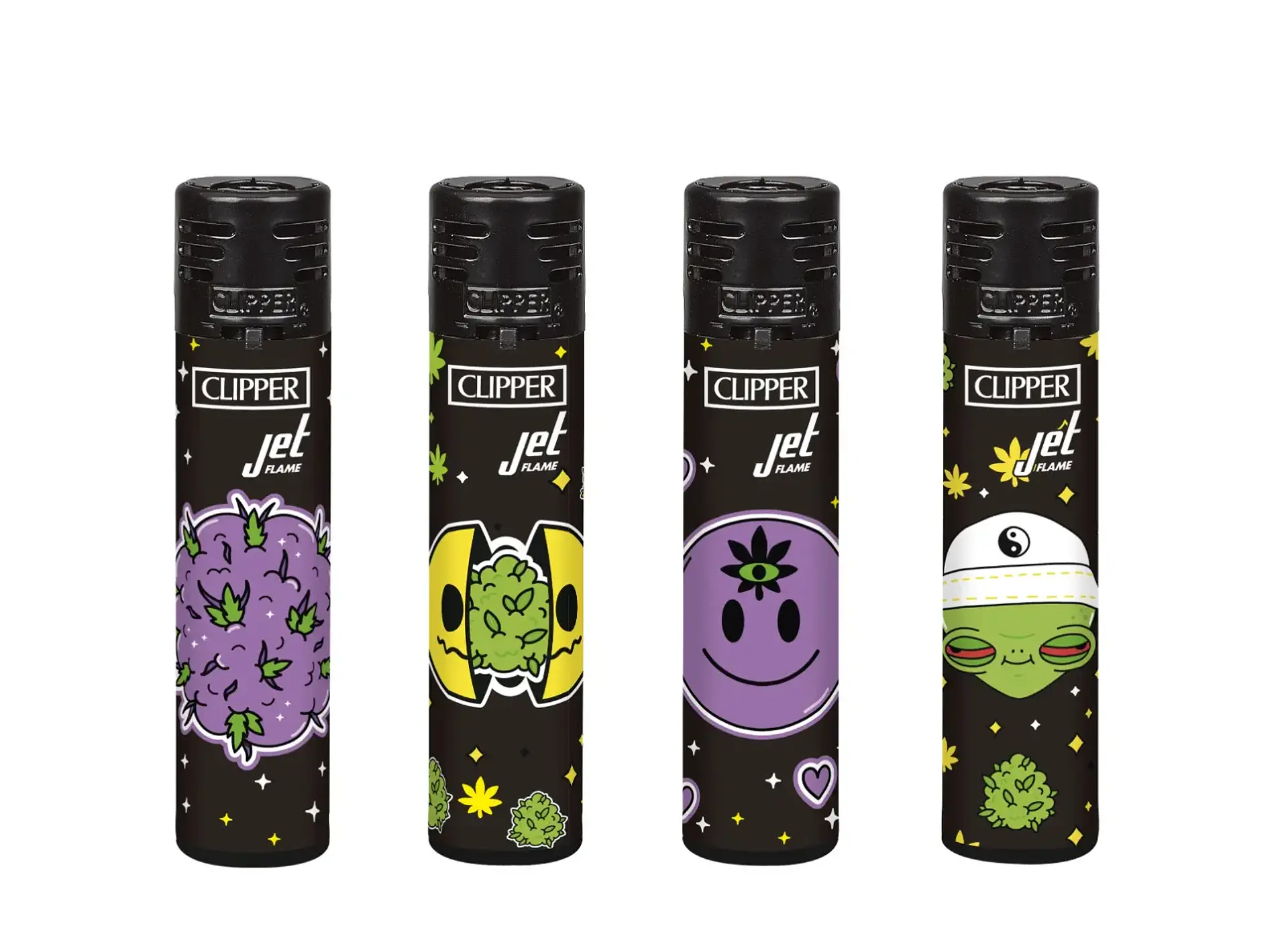 Encendedor Clipper Jet Flame Galactic Weed 1