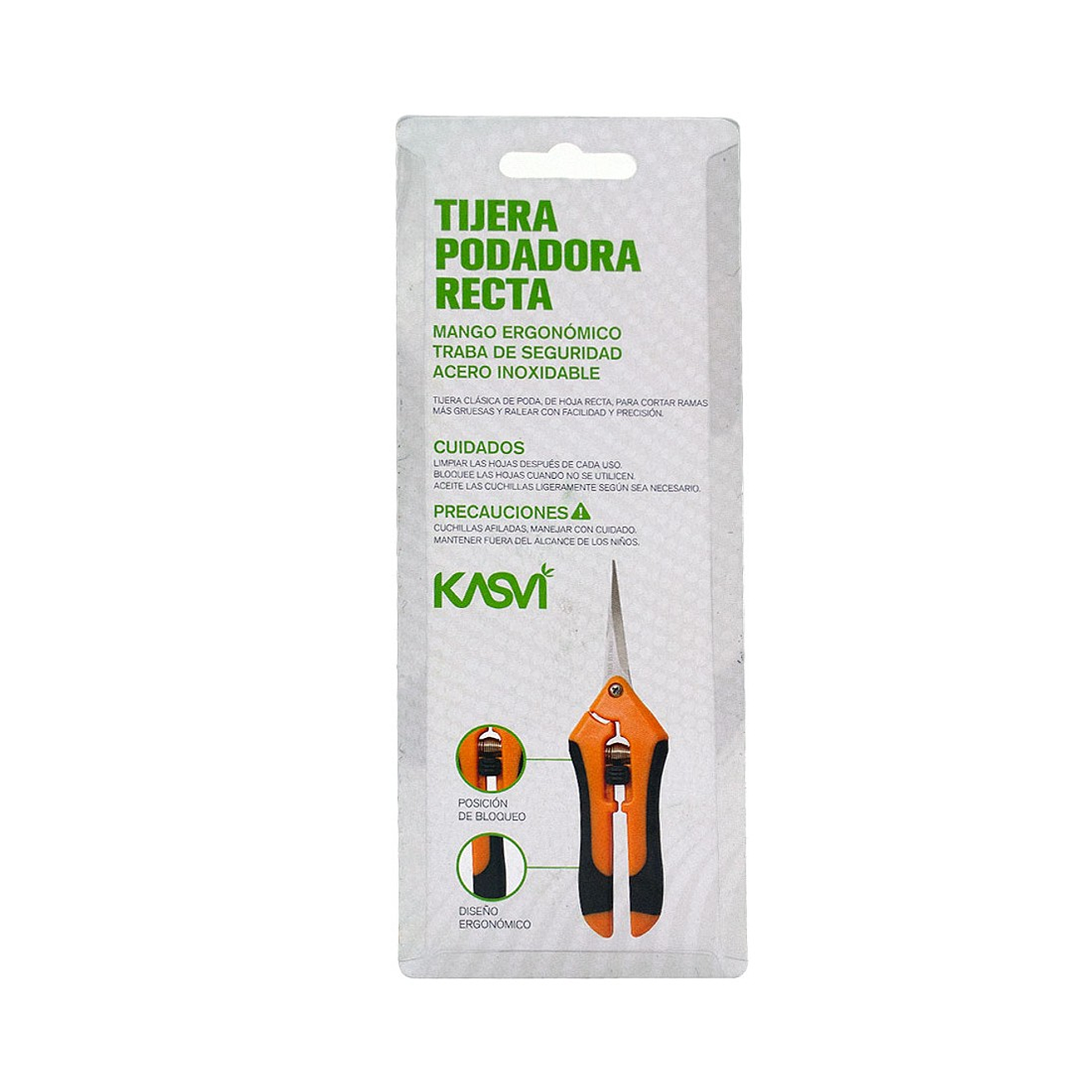 Kasvi Tijera Podadora Recta 17cm 2