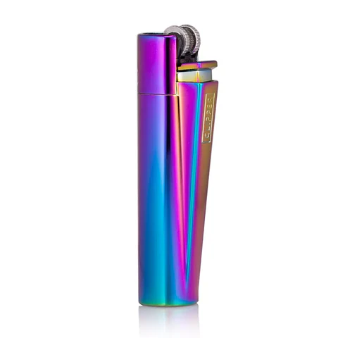 Encendedor Clipper Metálico Icy Tornasol