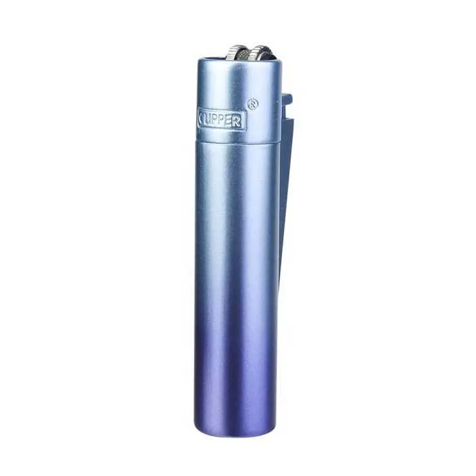 Encendedor Clipper Metálico Blue Gradient 1