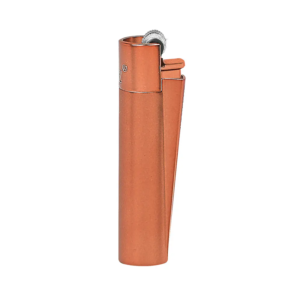 Encendedor Clipper Metálico Dark Rose Gold 5