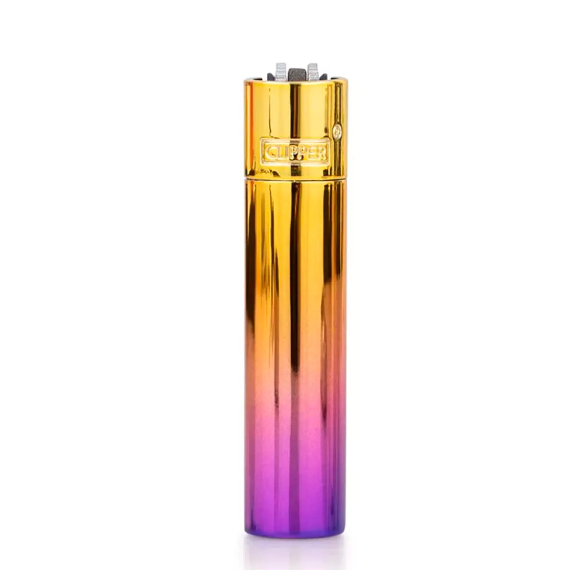 Encendedor Clipper Metálico Pansy 1
