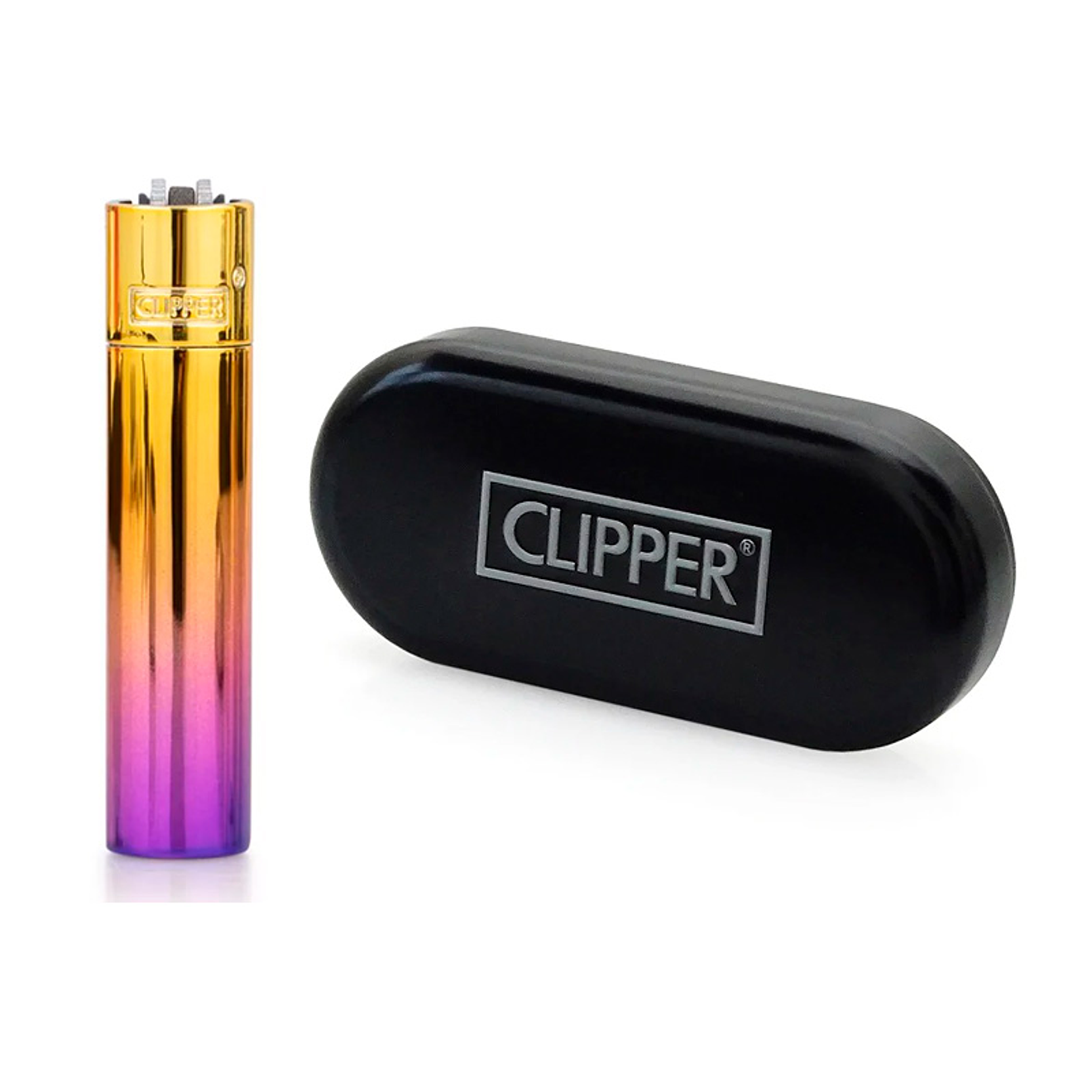 Encendedor Clipper Metálico Pansy 2