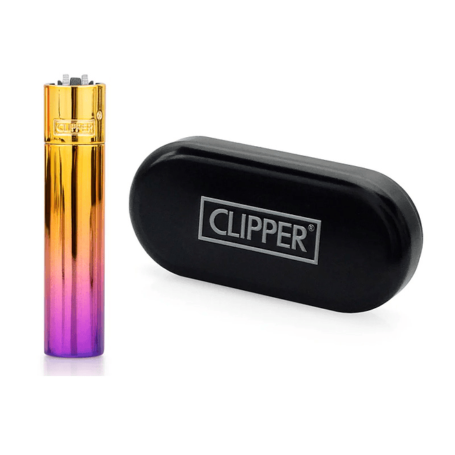 Encendedor Clipper Metálico Pansy 2