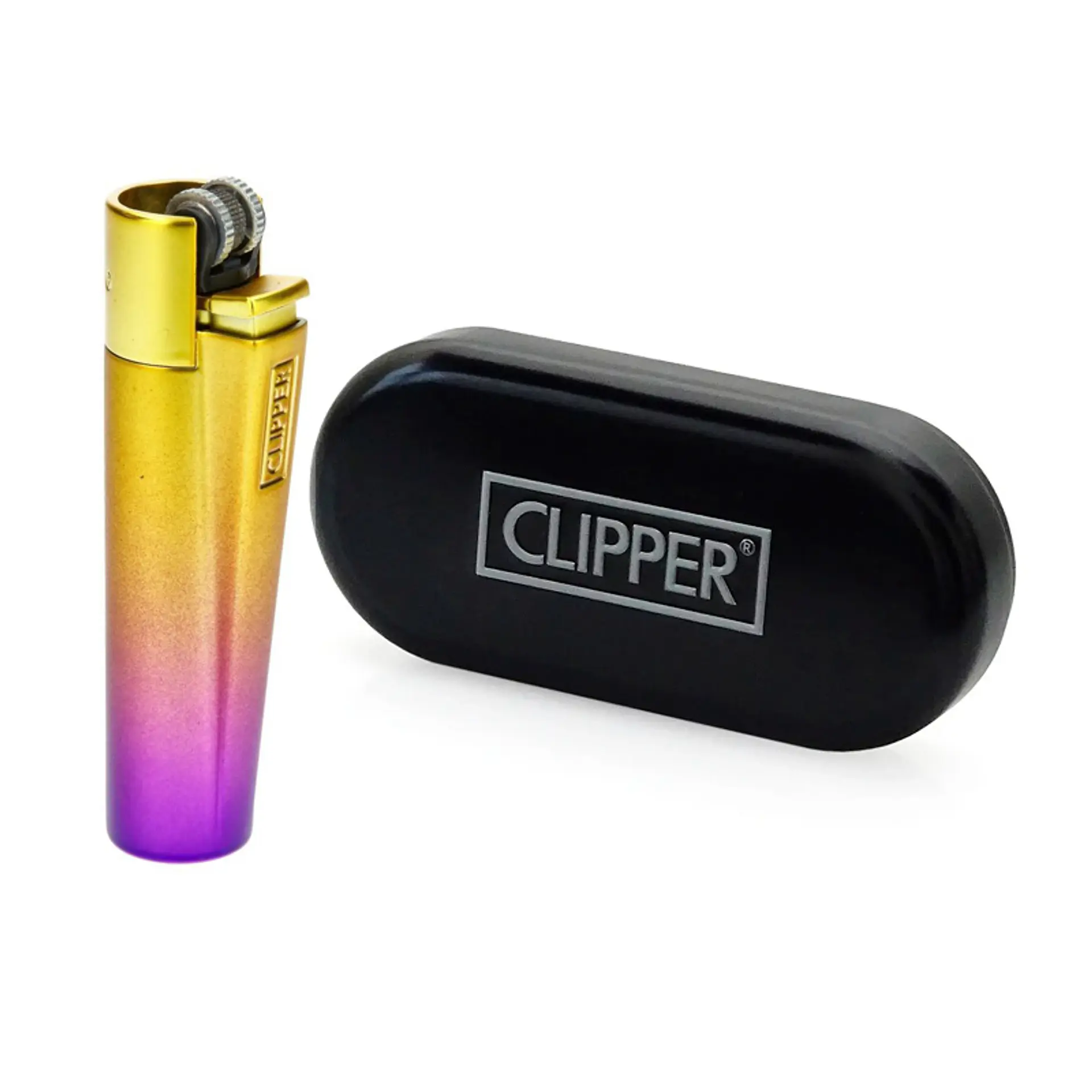 Encendedor Clipper Metálico Pansy 5