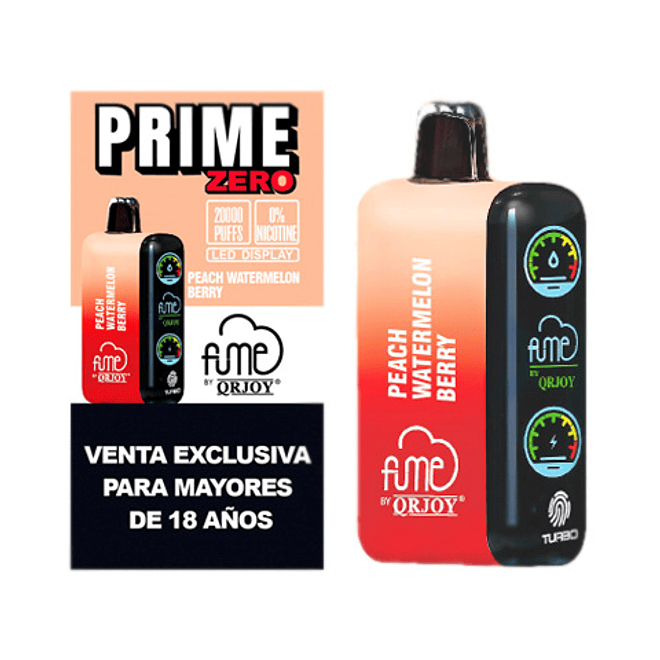Fume Vaporizador Desechable Prime Zero 20.000 Puffs 5