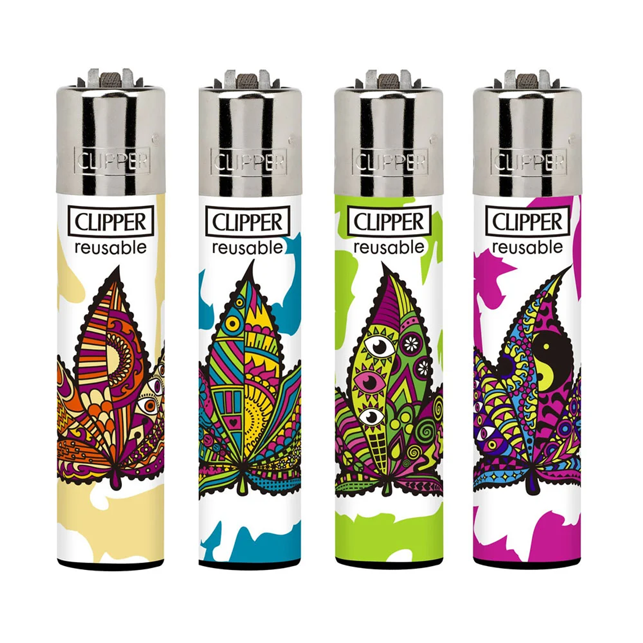 Encendedor Clipper Trippy Leaves 1  1
