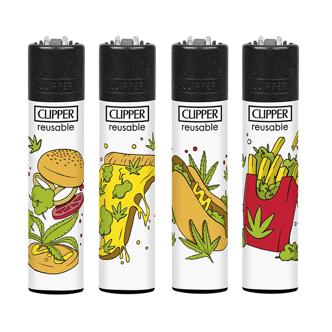 Encendedor Clipper Leaves Fast Food 1