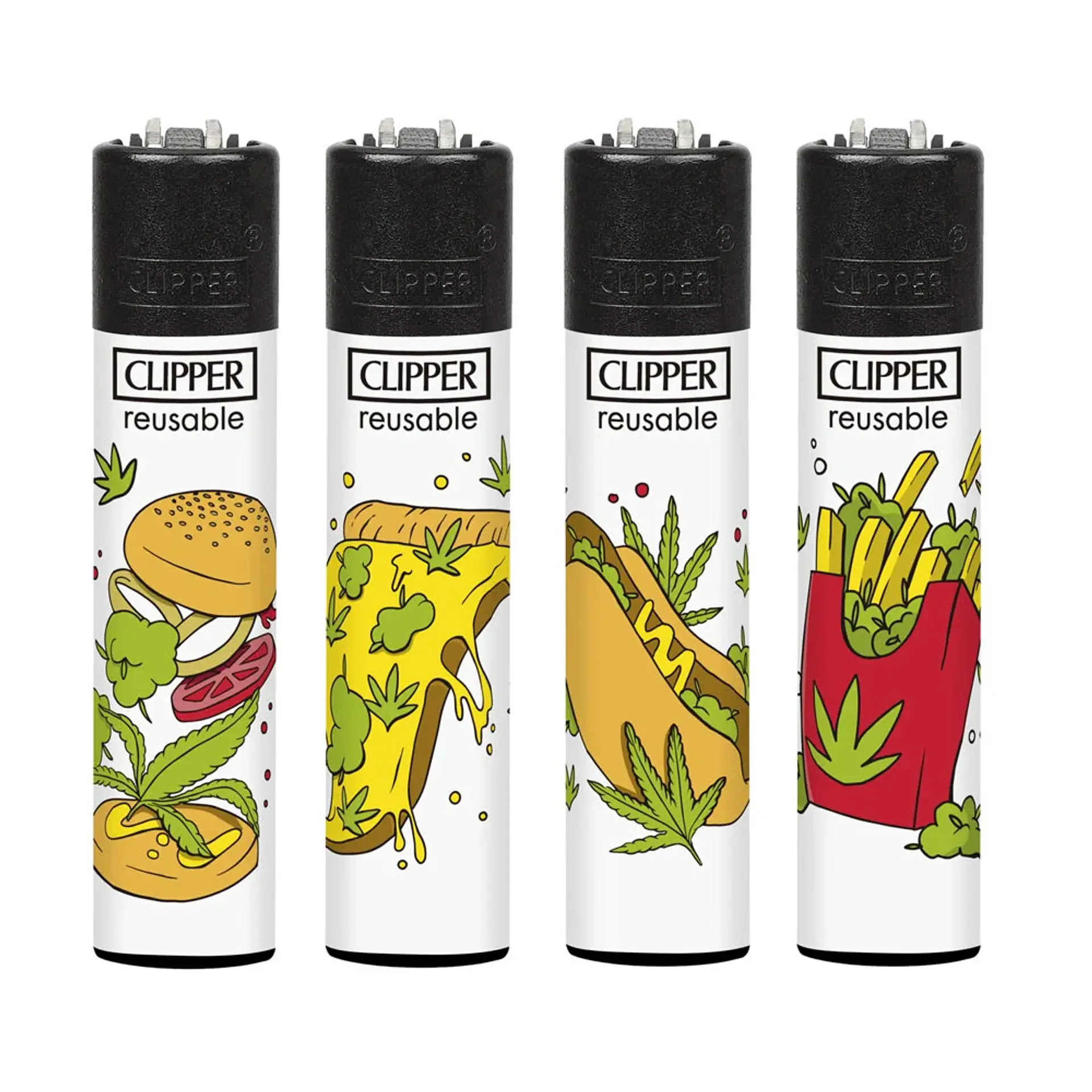 Encendedor Clipper Leaves Fast Food 1