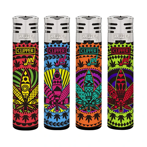 Encendedor Clipper Jet Flame Mandaleaves