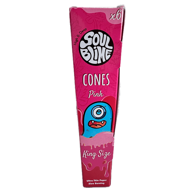 Soulblime 6 Conos Pre-enrolados Pink King Size 1