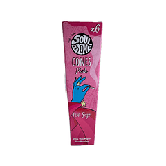 Soulblime 6 Conos Pre-enrolados Pink 1 1/4