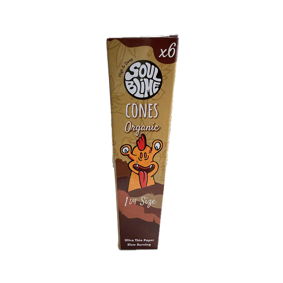 Soulblime 6 Conos Pre-enrolados Orgánicos 1 1/4  1