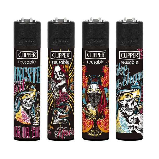 Encendedor Clipper She Skull