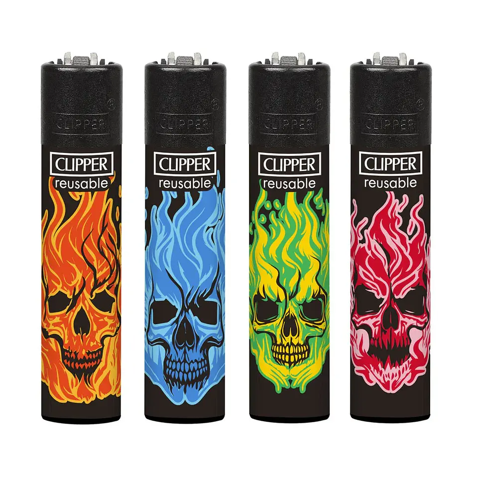 Encendedor Clipper Skull Blend 1