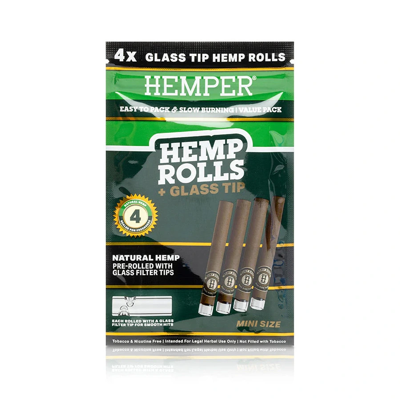 Hemper Hemp Rolls + Glass Tips Mini Size - Sabores 3