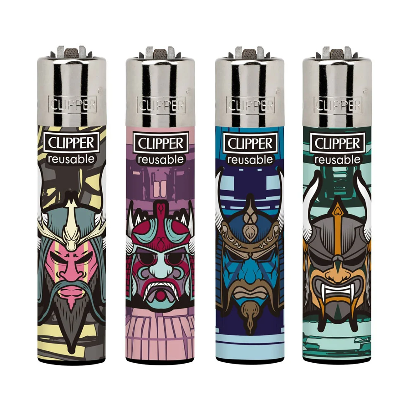 Encendedor Clipper Samurai Masks 1