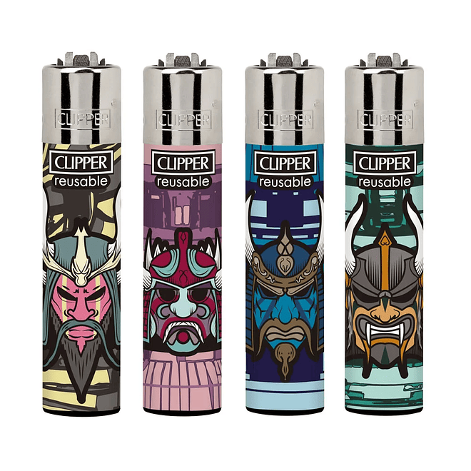 Encendedor Clipper Samurai Masks 1