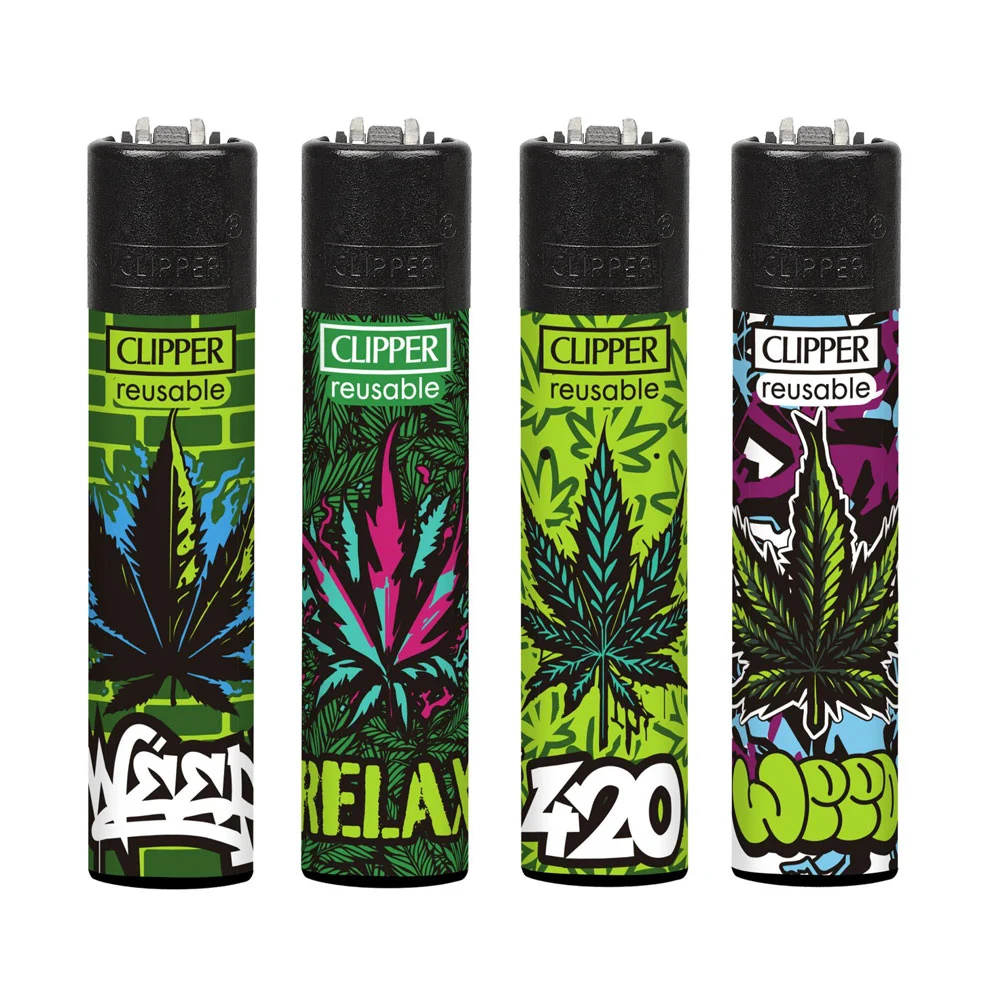 Encendedor Clipper Graff Weed