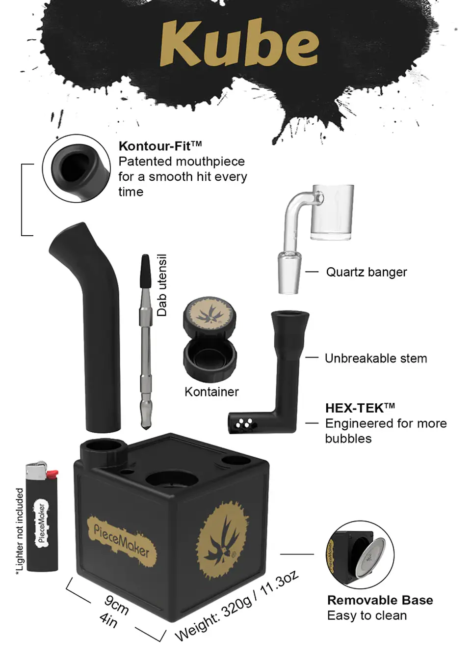 PMG Bong Kube 9cm 9