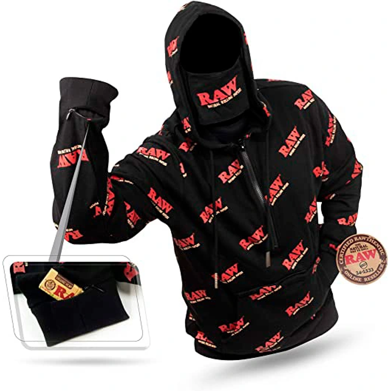 Polerón Hoodie Canguro Raw Rawlers - Bolsillos Secretos 2