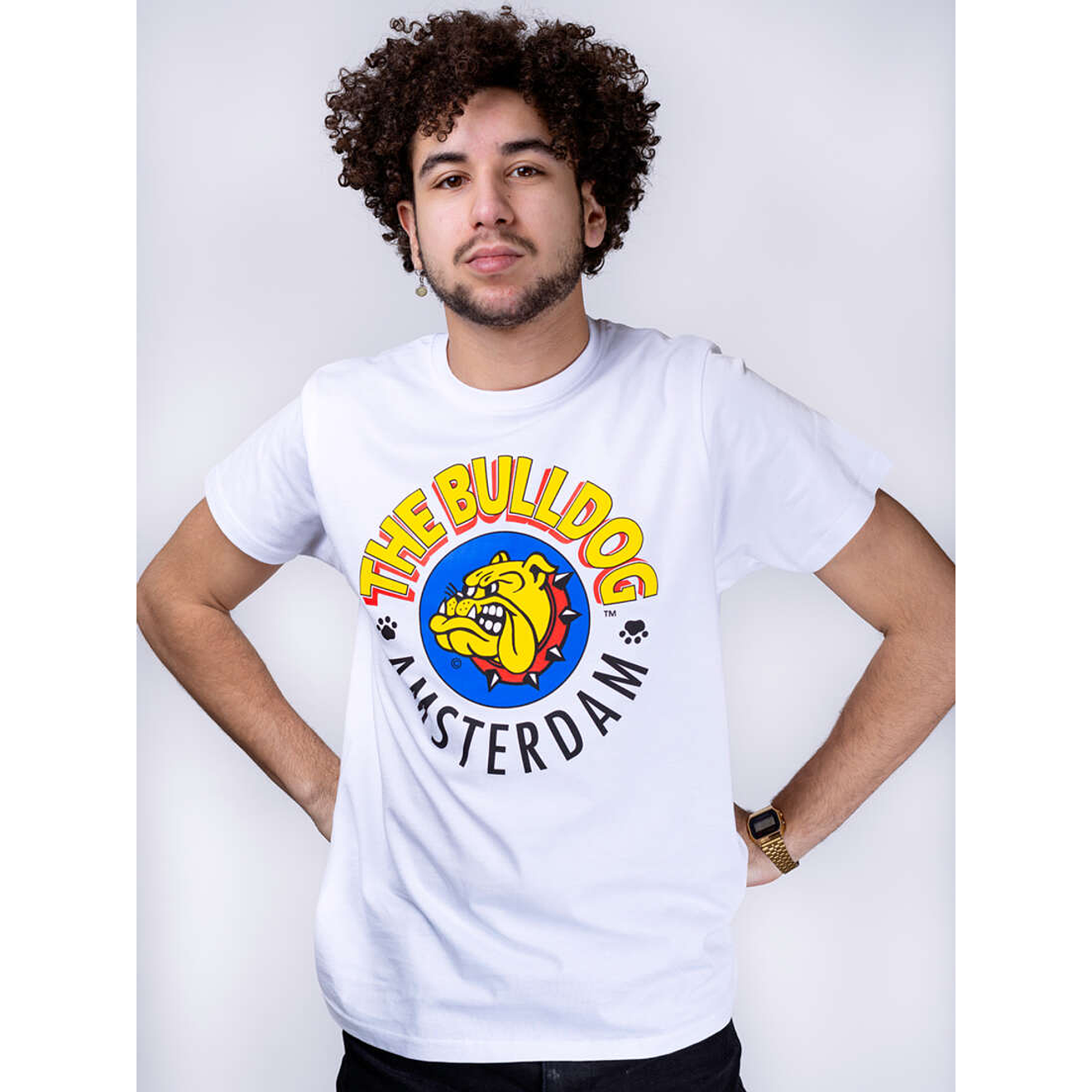 Polera The Bulldog Amsterdam - Blanca 2