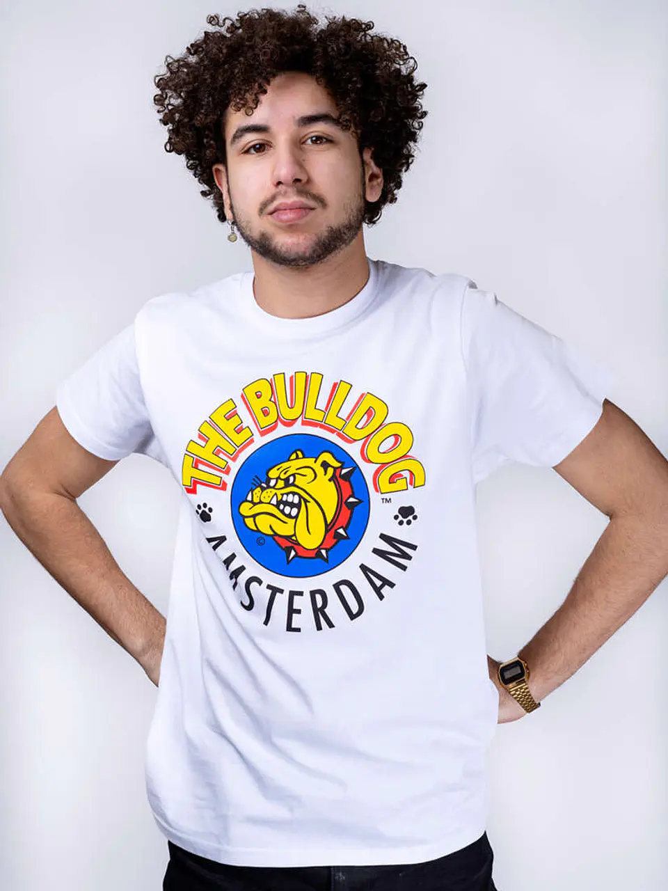 Polera The Bulldog Amsterdam - Blanca 2
