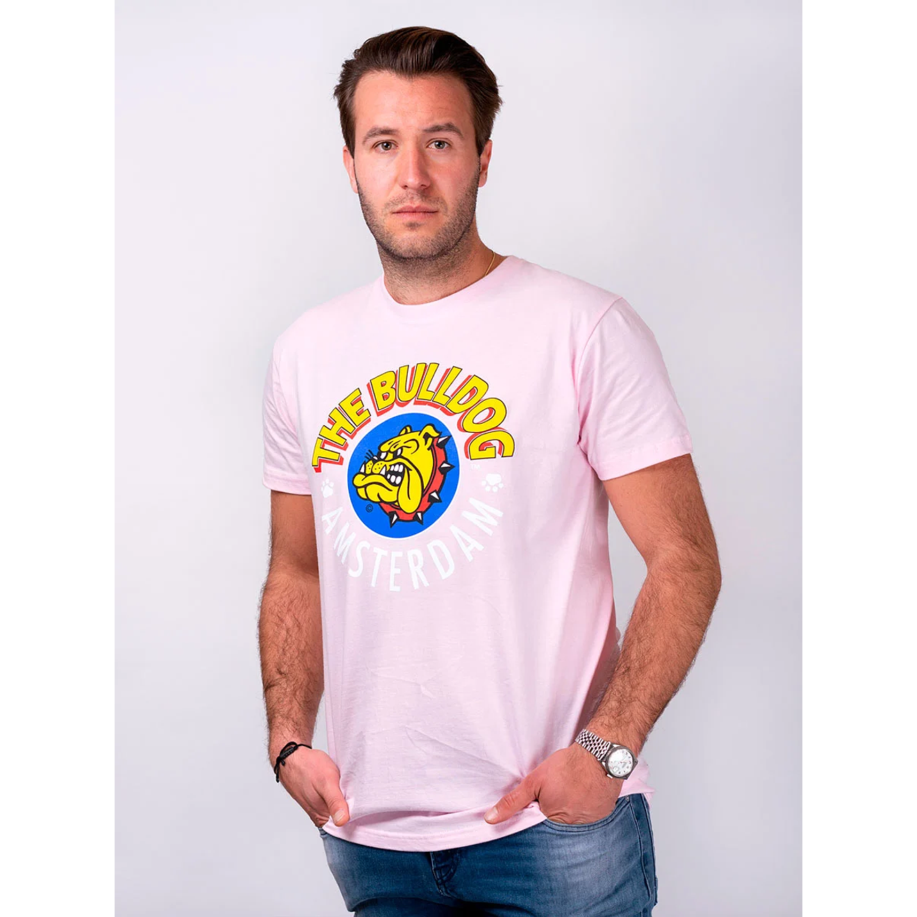 Polera The Bulldog Amsterdam - Rosada 2