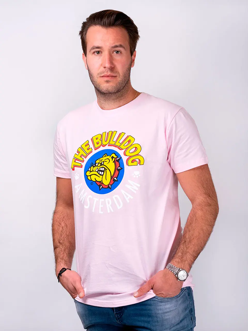 Polera The Bulldog Amsterdam - Rosada 2