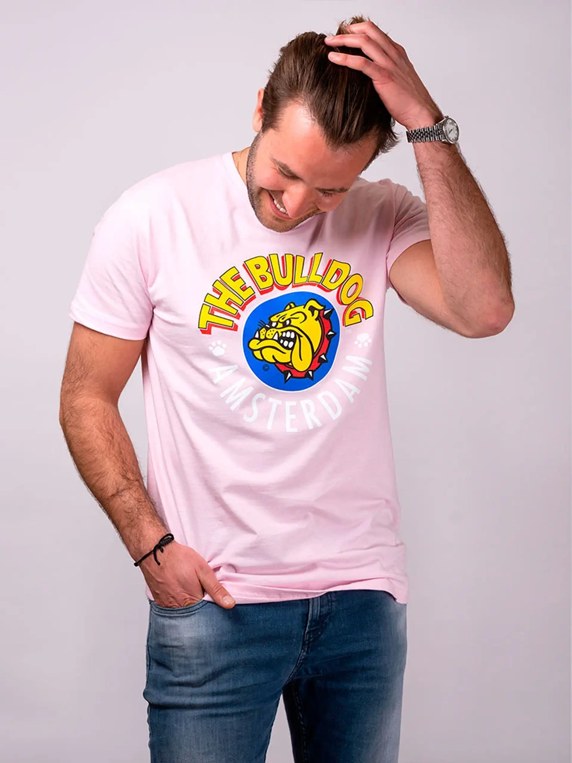 Polera The Bulldog Amsterdam - Rosada 3