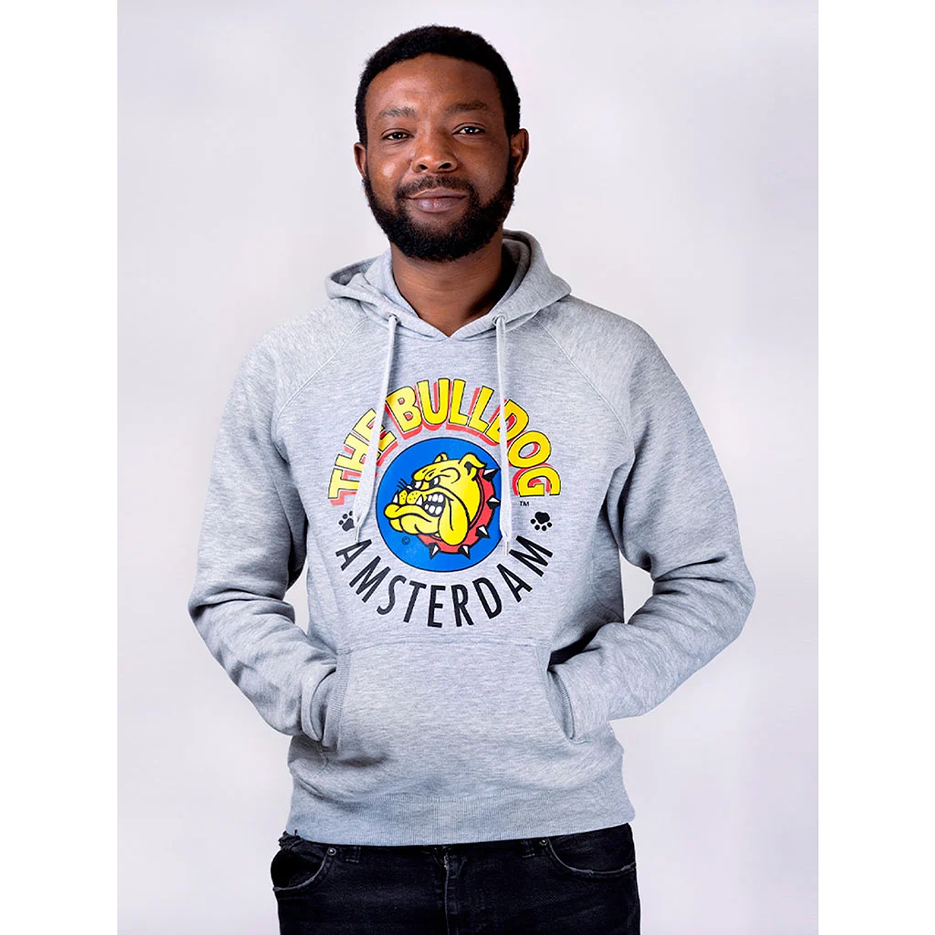 Poleron Hoodie The Bulldog Amsterdam - Gris 2