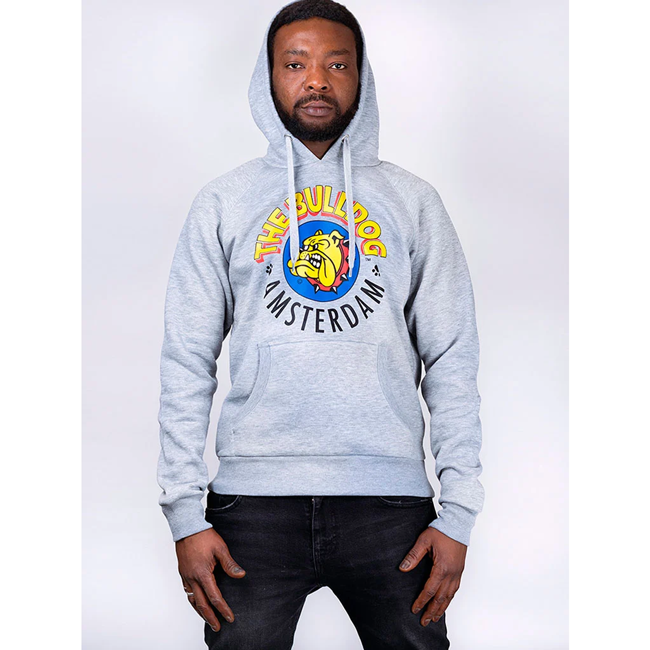 Poleron Hoodie The Bulldog Amsterdam - Gris 3