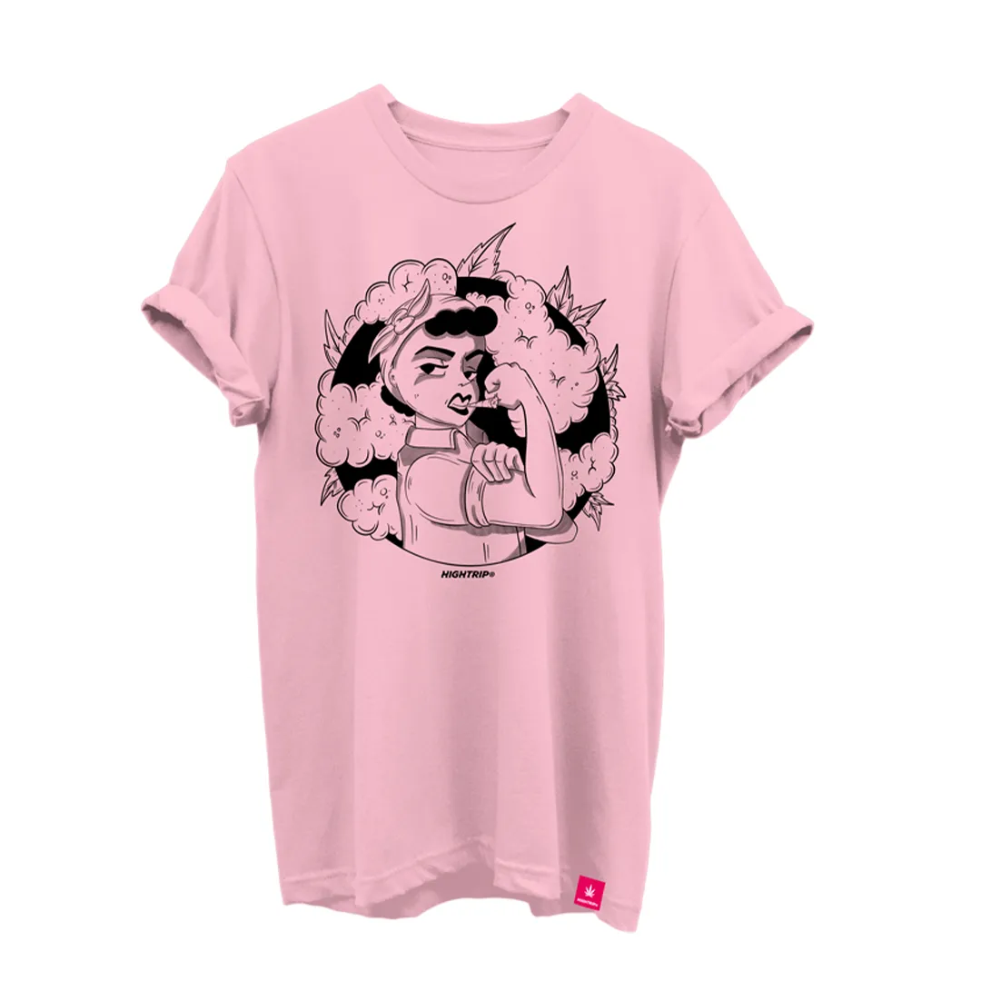 Polera Hightrip Mujer Cannábica