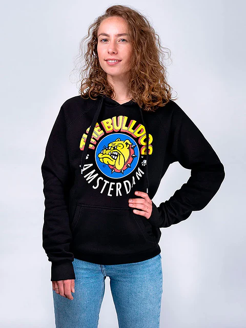 Poleron Hoodie The Bulldog Amsterdam - Negro