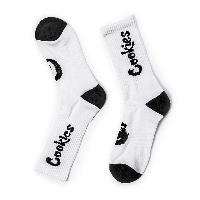 Cookies Original Mint Socks White and Black  - Calcetines Largos 1