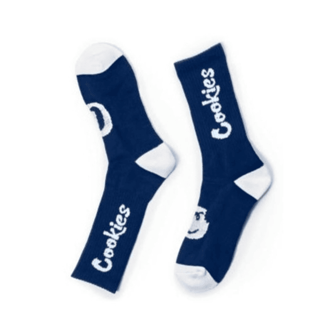 Cookies Original Mint Socks Navy White - Calcetines Largos 1
