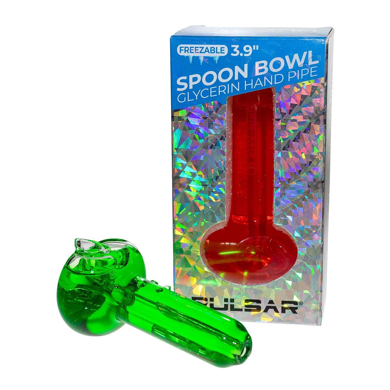 Pulsar Freezable Spoon Bowl Glycerin Pipe 10 cm 4