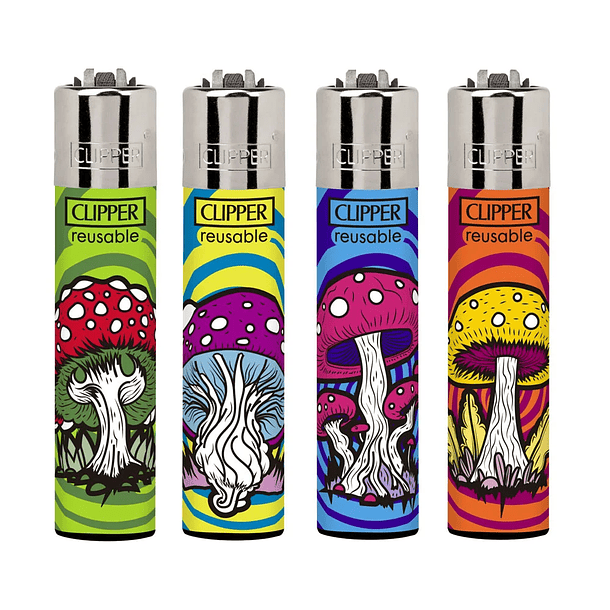 Encendedor Clipper Magic Mushroom